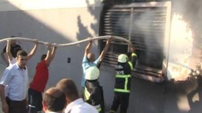 Abide Park'ta yangın paniği