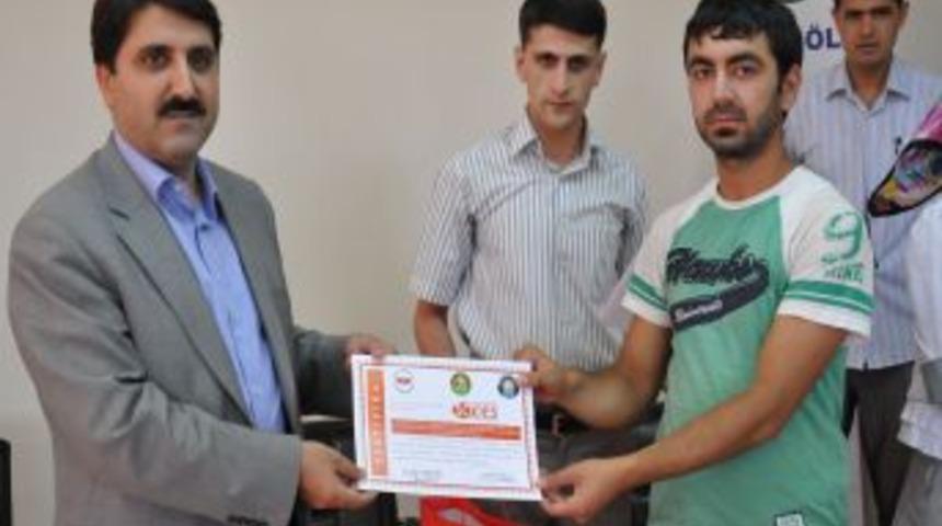 Bing&ouml;l'de 205 Kursiyer Sertifika Aldı