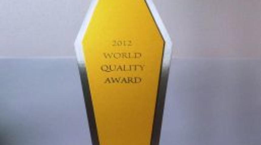 Beypazarı Maden Suyu&rsquo;na 2012 D&uuml;nya Kalite &Ouml;d&uuml;l&uuml;