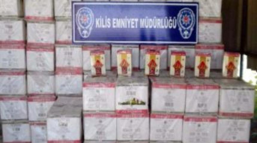 Kilis’te 945 Kilo Kaçak Çay Ele Geçirildi