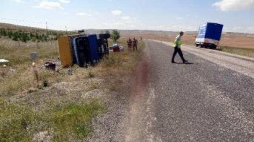 Kangal'da Kaza: 1 Yaralı