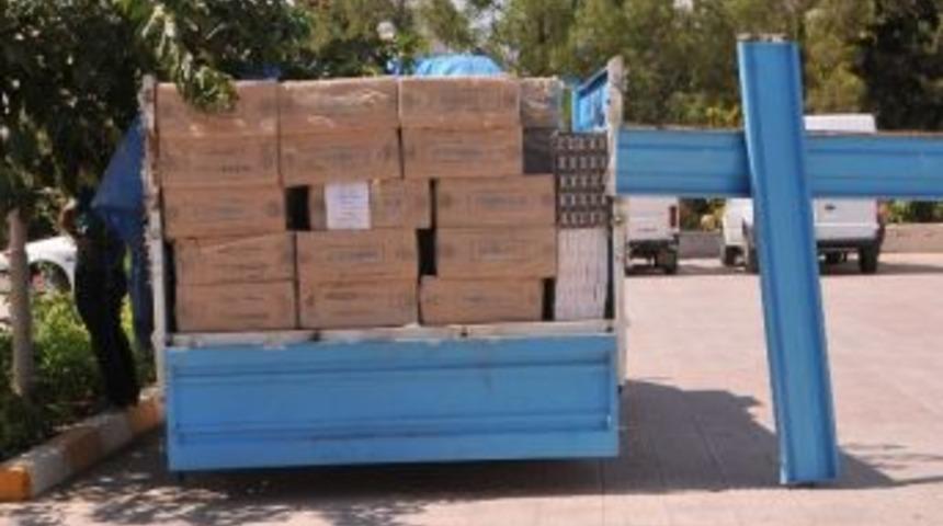 Şanlıurfa&rsquo;da 75 Bin 500 Paket Ka&ccedil;ak Sigara Ele Ge&ccedil;irildi