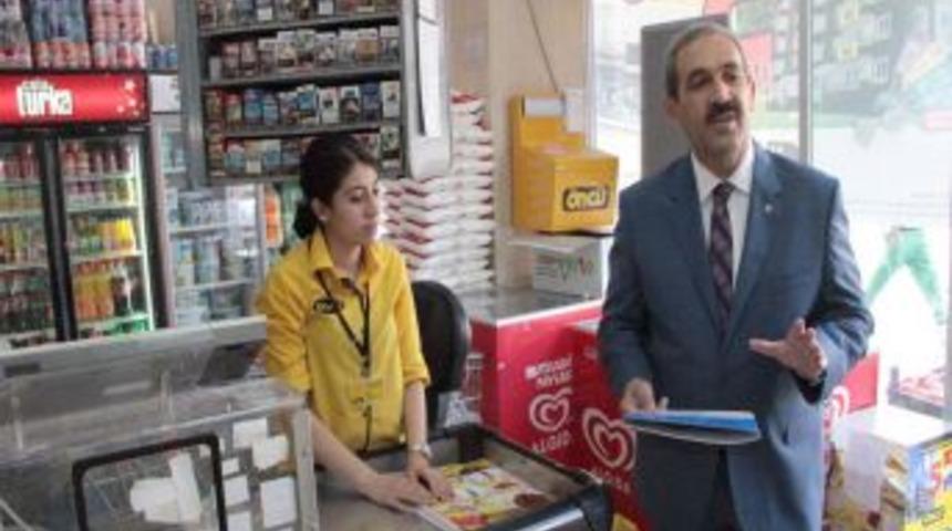 Başkan &Uuml;rg&uuml;p, Esnaflardan Gıda Bankası'na Destek Istedi