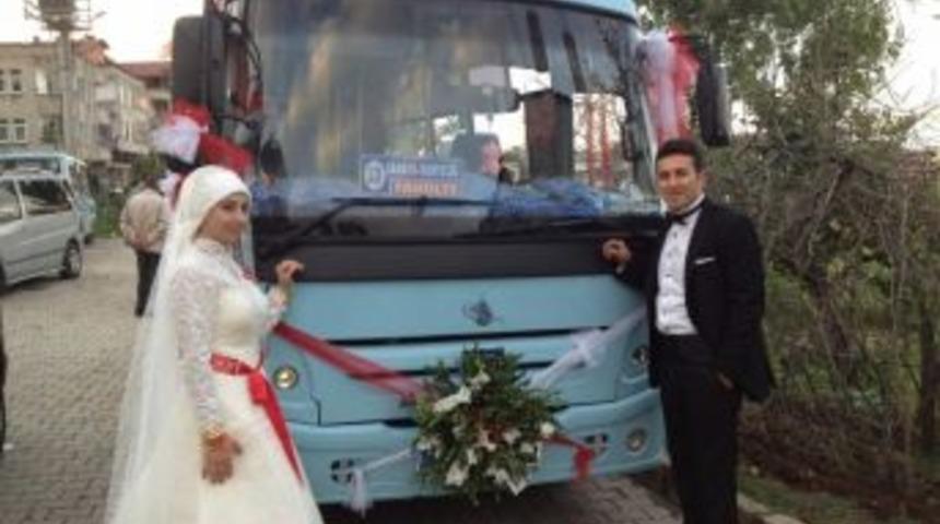 Ekmek Teknesi Dolmuşunu Gelin Arabası Yaptı