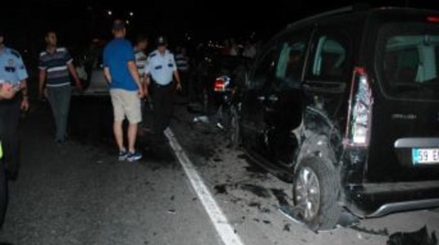 Tekirdağ&rsquo;da Trafik Kazası: 1 Yaralı