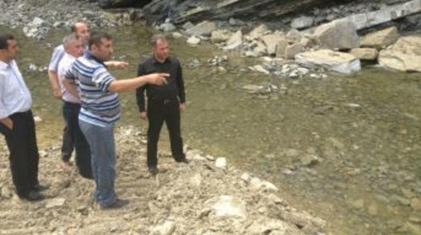 AK Partili Tokmak Sel B&ouml;lgesindeki &Ccedil;alışmaları Inceledi