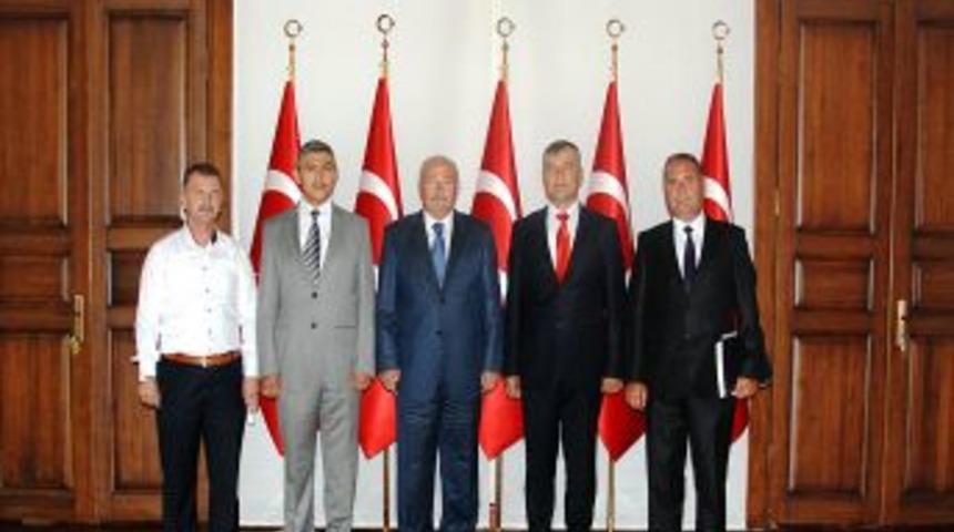 Şof&ouml;r Esnafından Vali Y&uuml;ksel'e Ziyaret