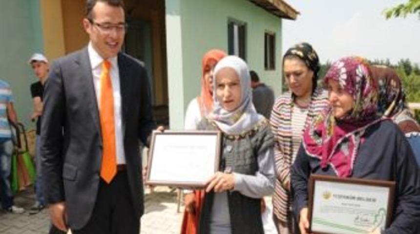 Kahraman K&ouml;yl&uuml;ler Teşekk&uuml;r Belgesi İle Onurlandırıldı