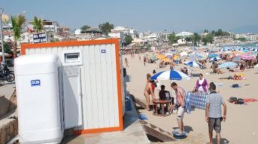 Didim Plajlarında Tuvalet Ve Soyunma Kabinleri Yenilendi