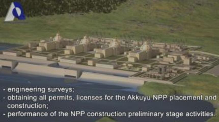 Akkuyu N&uuml;kleer Santrali&rsquo;nin Animasyonu