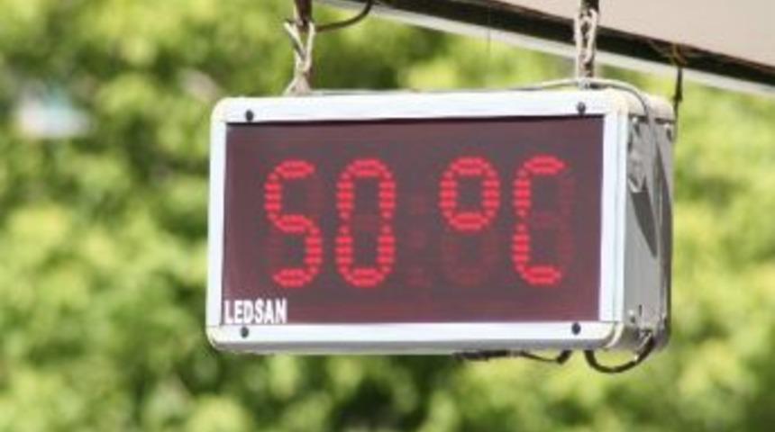&Ccedil;orum&rsquo;da Termometre 50 Dereceyi G&ouml;sterdi