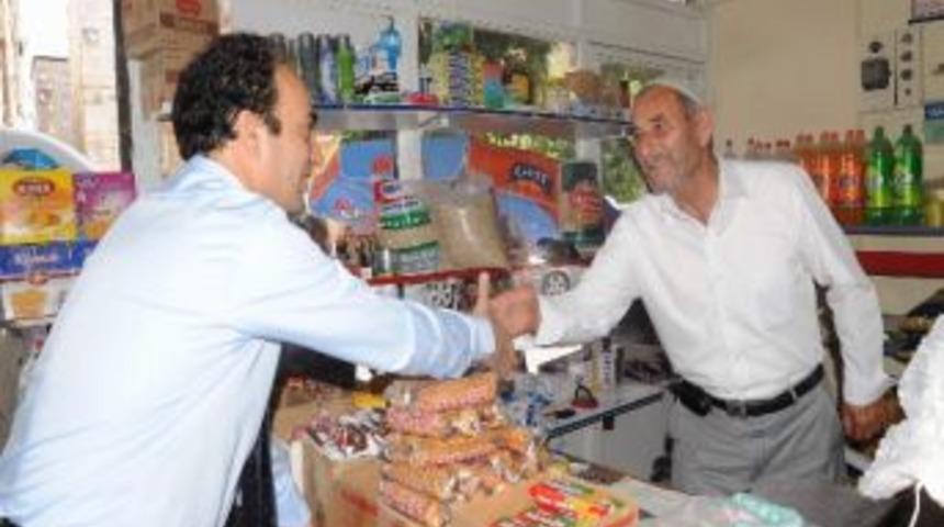 Baydemir Bağlar’da Esnafı Ziyaret Etti