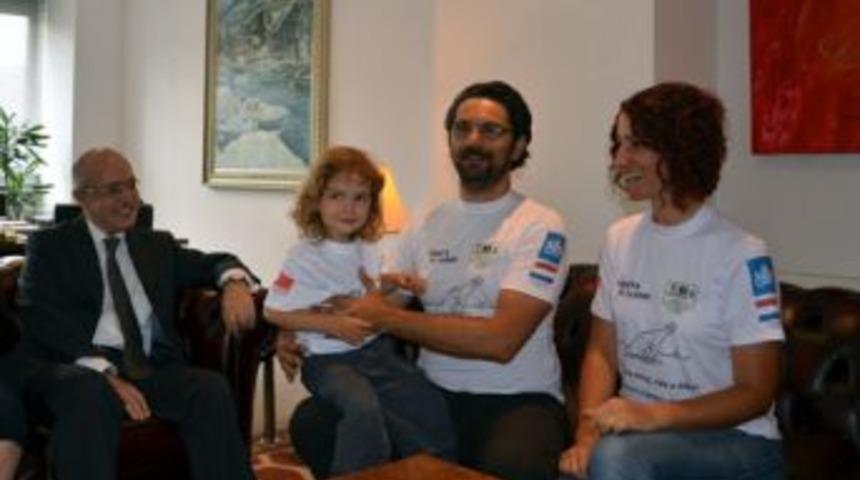 Kardeş Şehri Bisikletleri ile Ziyaret Ettiler