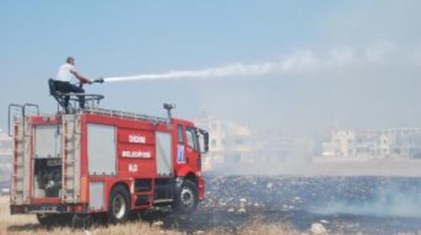 Didim'de Anız Yangını