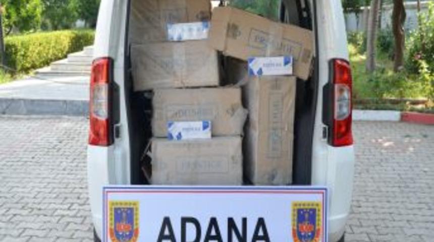 Adana'da 4 Bin Paket Kaçak Sigara Ele Geçirildi