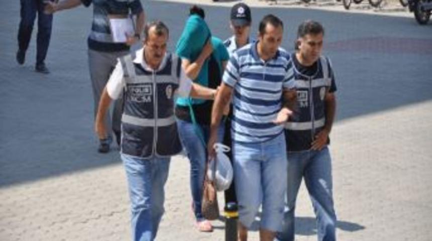 Sabıkalı Karı Koca Dolandırıcılar Sahte Parayla Yakalandı