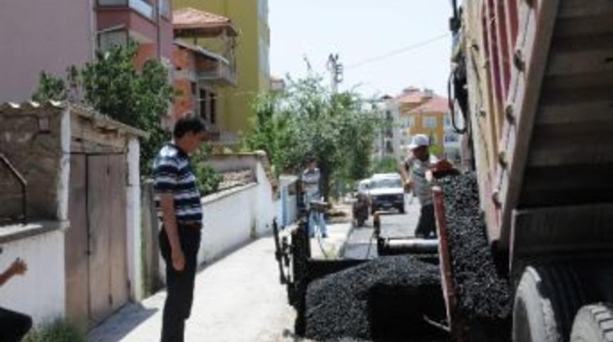 Merzifon Belediyesi’nden Sıcak Asfalt Seferberliği