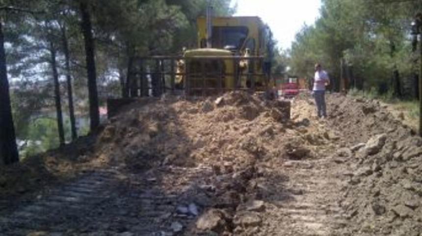 Keşan&rsquo;da Kent Ormanı&rsquo;nda &Ccedil;alışmalar Devam Ediyor