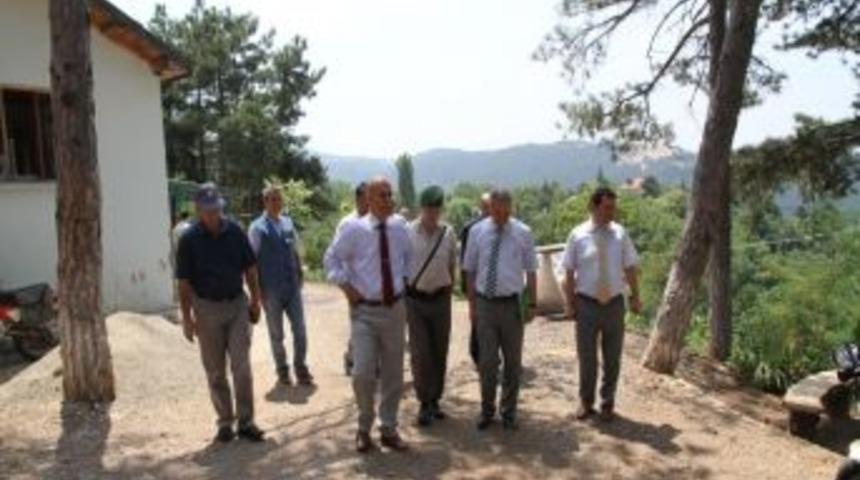 Vali Harput Yangın G&ouml;zetleme Kulelerini Gezdi