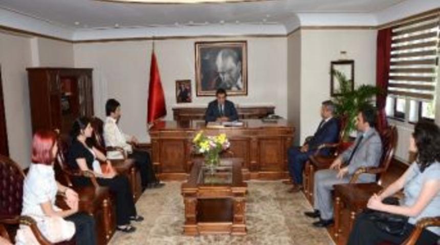 İş Ve Meslek Danışmanlarından Vali K&uuml;&ccedil;&uuml;k&rsquo;e Ziyaret