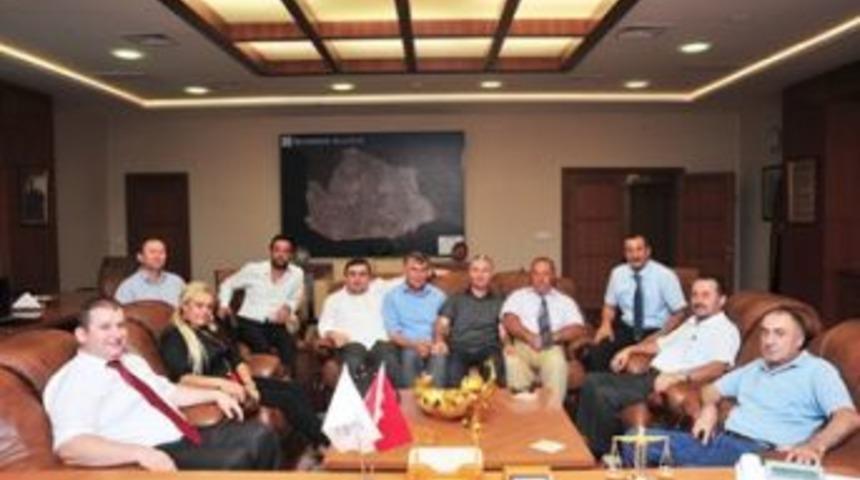 Başkan Uzun, misafirlerini ağırladı