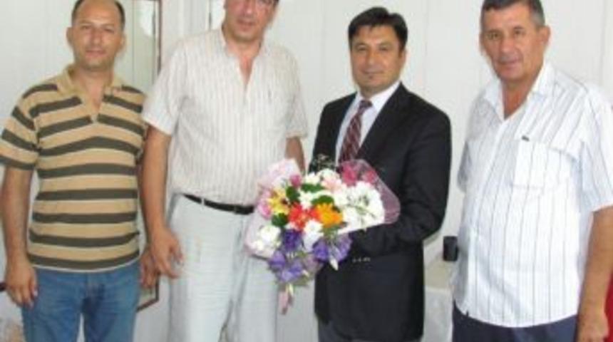 &Ouml;demiş Add &Uuml;yeleri, Yeni İl&ccedil;e Emniyet M&uuml;d&uuml;r&uuml;n&uuml; Ziyaret Etti