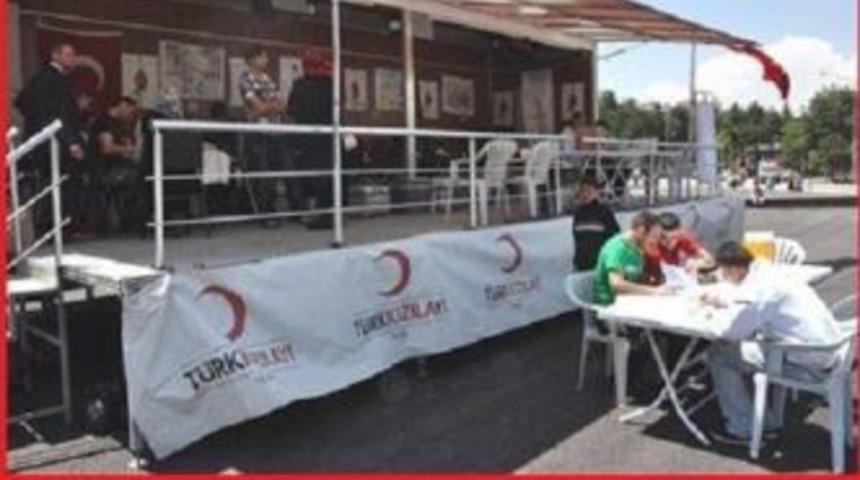 Kızılay Teravih sonrası Kumluca Eski Cami'de