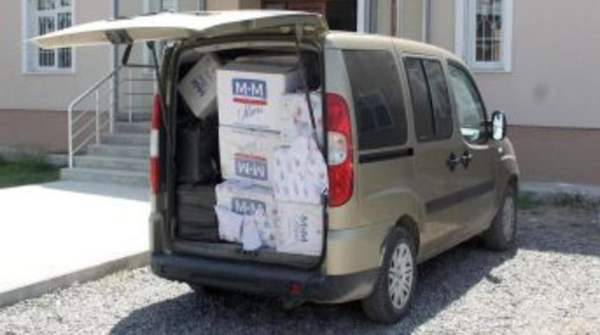 Erzurum'da 16 Bin Paket Ka&ccedil;ak Sigara Ele Ge&ccedil;irildi