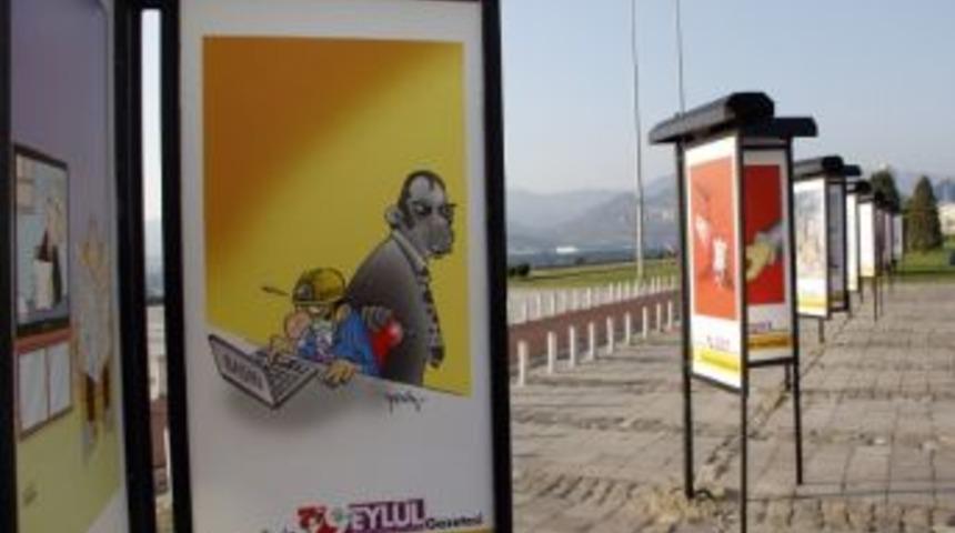 Basın &Ouml;zg&uuml;rl&uuml;ğ&uuml; Karikat&uuml;r Segisi A&ccedil;ıldı