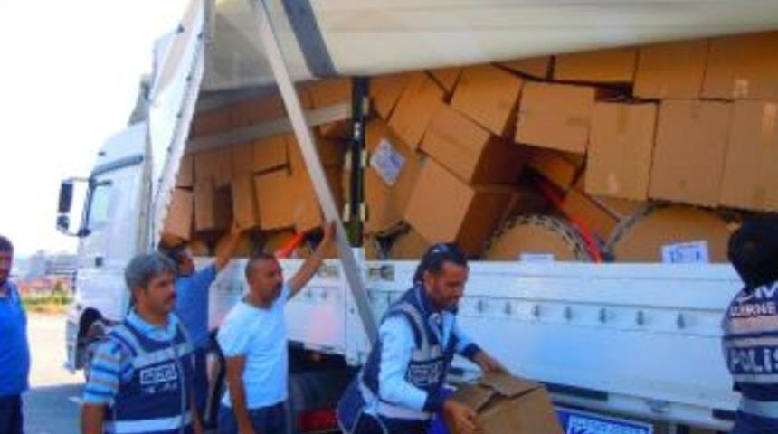 Edirne Polisinden Ka&ccedil;ak Sigara Kağıdı Operasyonu