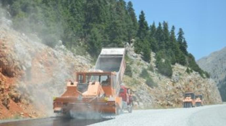 Akseki-seydişehir Karayolunda Çalışmalar Başladı