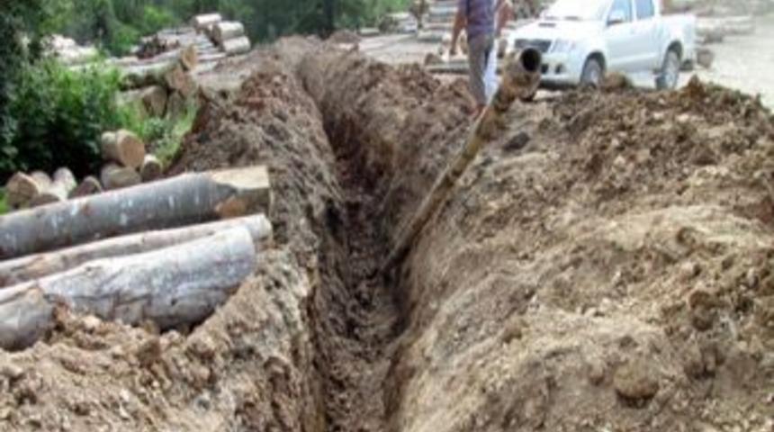 Ak&ccedil;akoca Tepek&ouml;y Su İsale Hattı Yenilendi