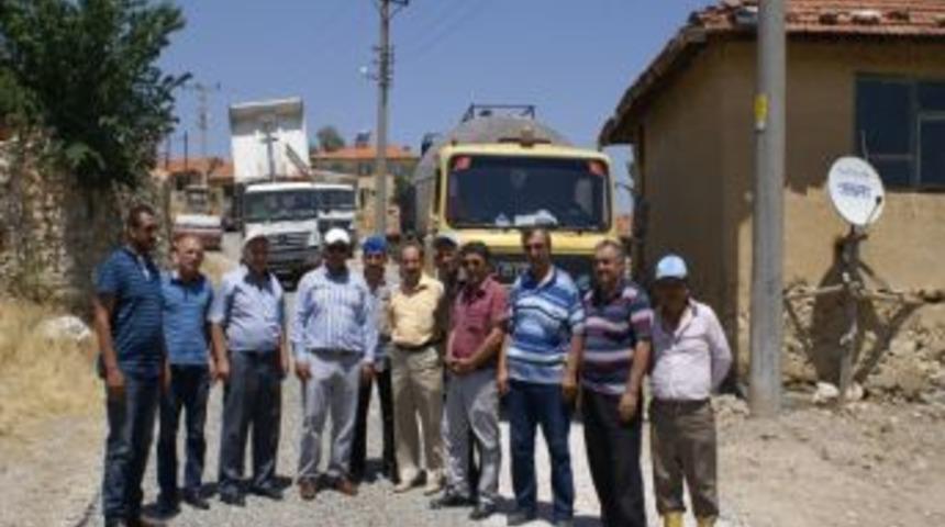 Vali Kenan &Ccedil;ift&ccedil;i, K&ouml;y Grup Yollarını İnceledi