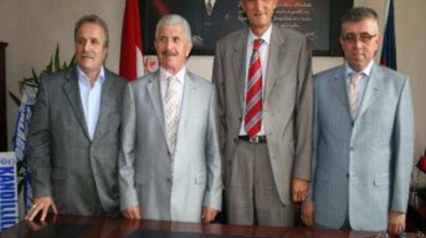 Kdz. Ereğli Tso Başkanı Gen&ccedil;&rsquo;ten, Amelebirliği Başkanı Yılmaz&rsquo;a Ziyaret