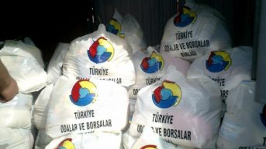 &Ccedil;arşamba Tso&rsquo;dan Bin Paket Gıda Yardımı
