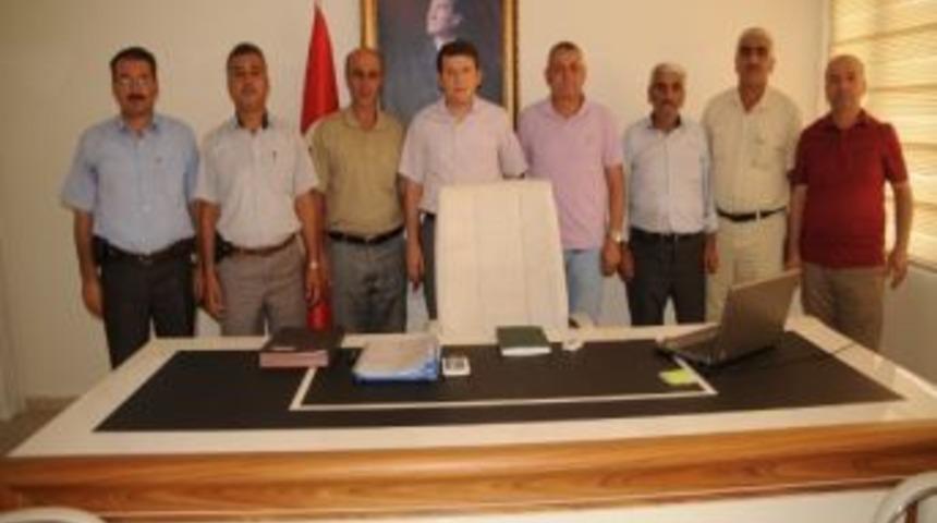 Muhtarlardan Kaymakam Koca'ya "hoş Geldin" Ziyareti