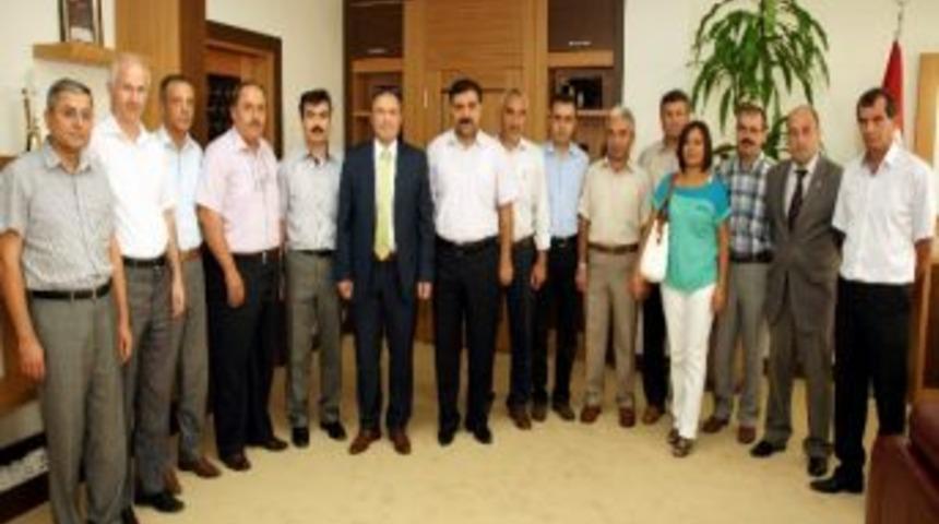 Memur-sen Heyetinden Rekt&ouml;r Kurtcephe&rsquo;ye Ziyaret