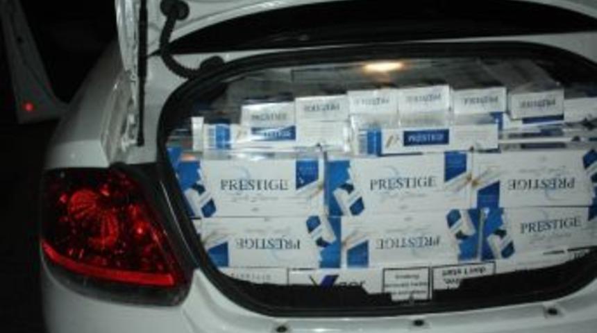 Erzincan&rsquo;da Ka&ccedil;ak Sigara Operasyonu