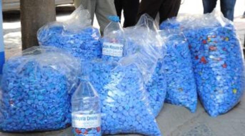 Ordu’dan 250 Kilo Mavi Kapak Eü’ye Gönderildi