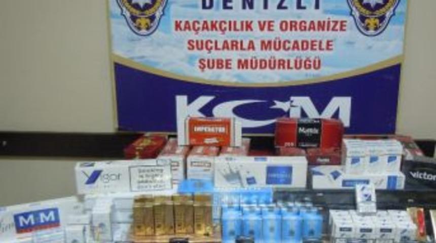 Denizli&rsquo;de G&uuml;mr&uuml;k Ka&ccedil;ağı Sigara Ele Ge&ccedil;irildi