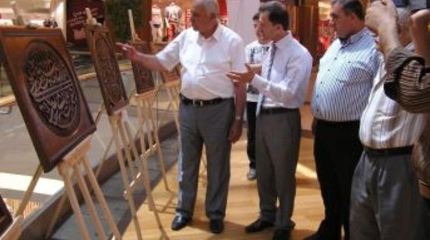Ahşap Oyma Eserler Sergisi A&ccedil;ıldı