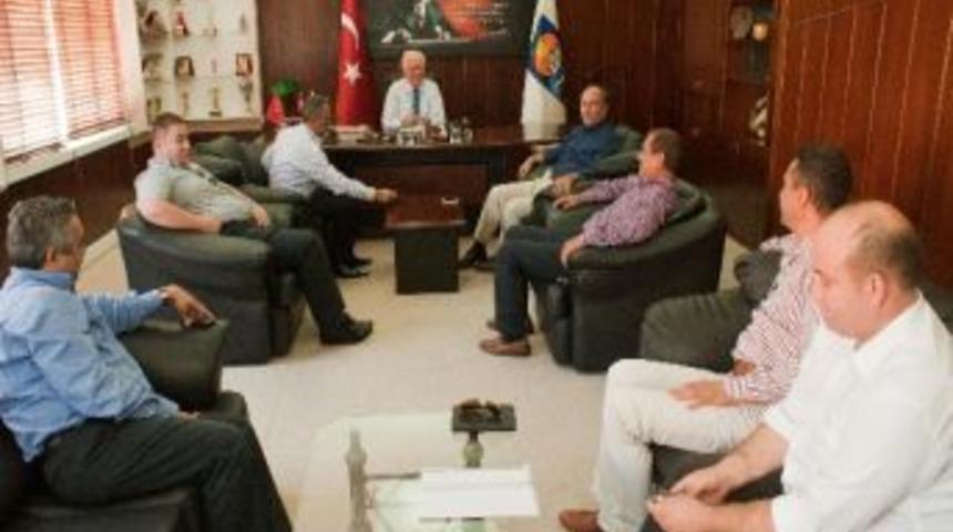 Mersin İdman Yurdu Y&ouml;netimi Yıldırım&rsquo;ı Ziyaret Etti