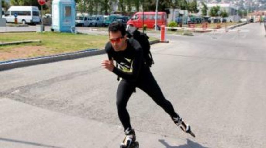 Kanser Hastaları İ&ccedil;in Patenle 6 Bin 500 Kilometre Yol Alacak