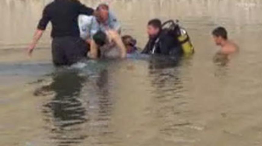 Serinlemek için göle giren üç kişi boğuldu