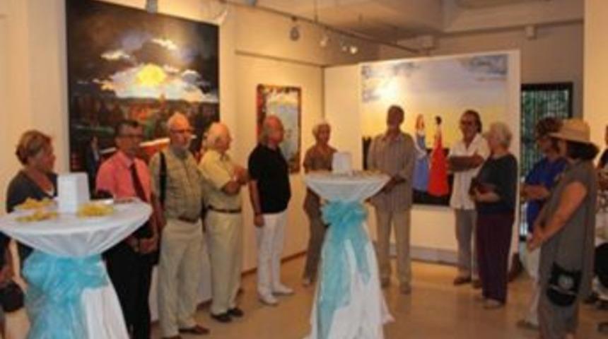 Umur T&uuml;rker'in Resim Sergisi Galeri N&uuml;ans&rsquo;ta A&ccedil;ıldı