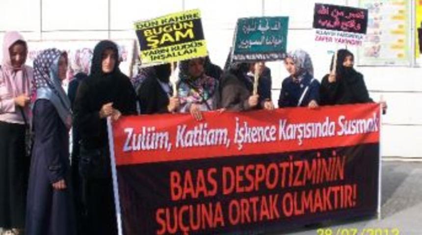 Özgür-der Arıkan Ve Suriye’deki Zulmü Kınadı