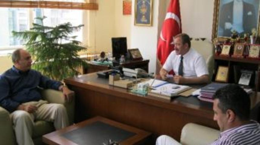 Kahramanlı'dan Başkan T&uuml;rk'e Ziyaret