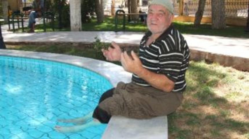 Ceylanpınar'da Hava Sıcaklığı Vatandaşları Bunalttı