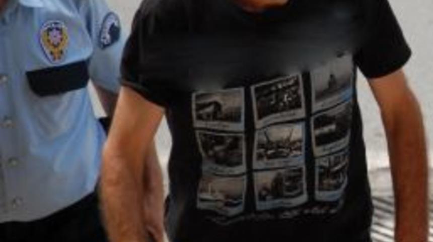 Tartıştığı Kişinin Aracının Lastiğini Kesti