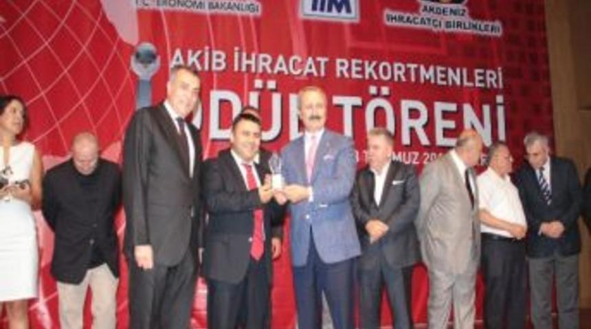 Uluğt&uuml;rkan&rsquo;a İhracata Katkı &Ouml;d&uuml;l&uuml;